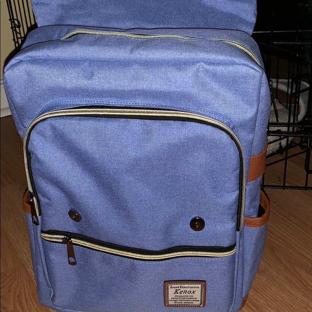 Pretty blue Stylish Bookbag!!